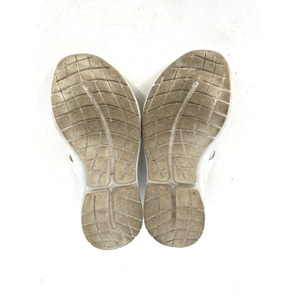 OOFOS OOMG Low Mesh Recovery Shoes White Womens 9.5 Comfort Walking Sneaker - Picture 8 of 11